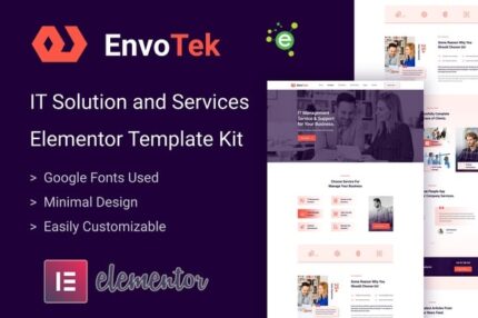 EnvoTek - IT Solution & Services Elementor Template Kit