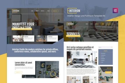 Interion - Interior Design Elementor Template Kit