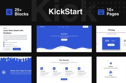KickStart - Creative Digital Business Elementor Template Kit