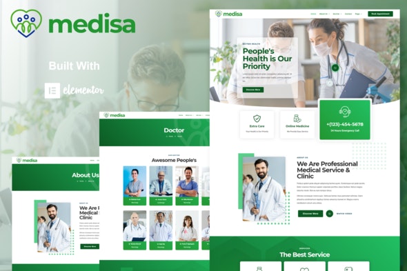 Medisa – Medical Elementor Template Kit