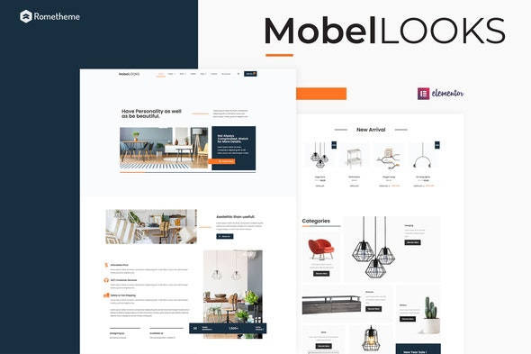 Mobel Looks – Furniture Store WooCommerce Elementor Template Kit