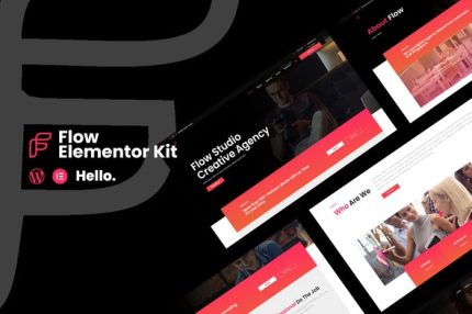 Flow - Creative Agency Business Elementor Template Kit