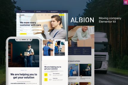 Albion - Moving Company Elementor Template Kit