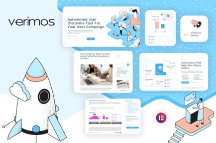 Verimos - Tech Startup & Digital Company Template Kit