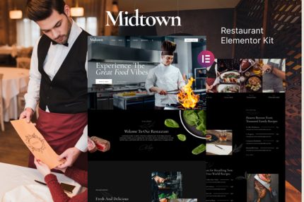 Midtown - Restaurant Elementor Template Kit