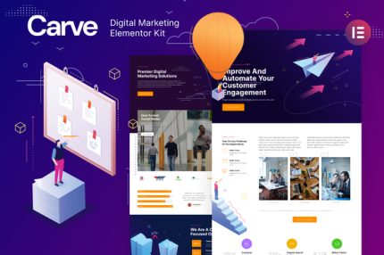 Carve - Digital Marketing Elementor Template Kit