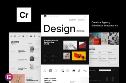 Crispin - Creative Agency Elementor Template Kit