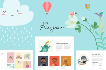 Rinjani - Template Kit for Illustrator and Designer