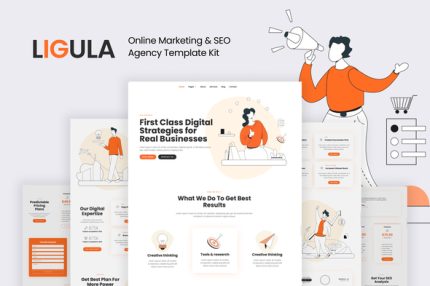 Ligula - Online Marketing & SEO agency Template Kit