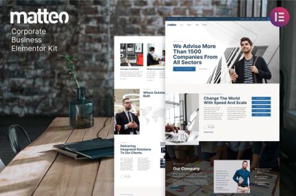 Matteo - Corporate Business Elementor Template Kit