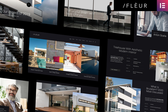 Fleur – Architecture & Interior Elementor Template Kit
