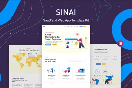 Sinai - SaaS and Web App Template Kit