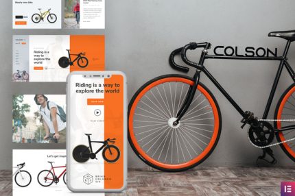 Colson - Bike WooCommerce Elementor Template Kit