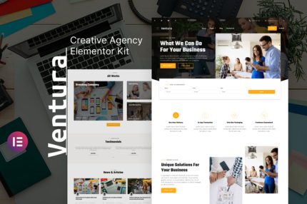 Ventura - Creative Agency Elementor Template Kit