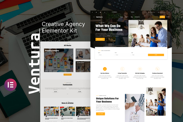 Ventura – Creative Agency Elementor Template Kit