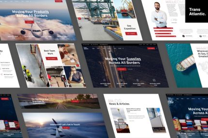 Trans Atlantic - Transportation & Logistics Elementor Template Kit