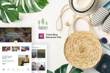 Travely - Travel Blog Elementor Template Kit