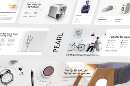 Pearl - Modern & Simple WooCommerce Store Template Kit