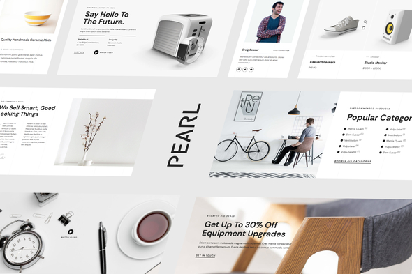 Pearl – Modern & Simple WooCommerce Store Template Kit