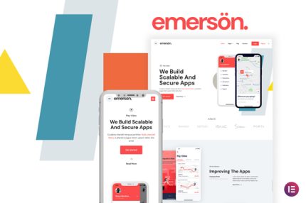 Emerson - App & Software Showcase Elementor Template Kit