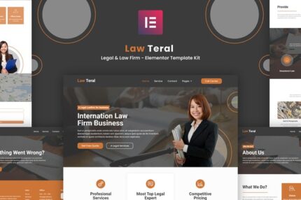 LawTeral - Legal & Law Firm Elementor Template Kit