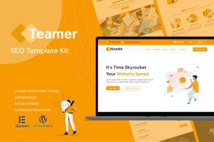 Teamer - SEO Marketing Elementor Template Kit