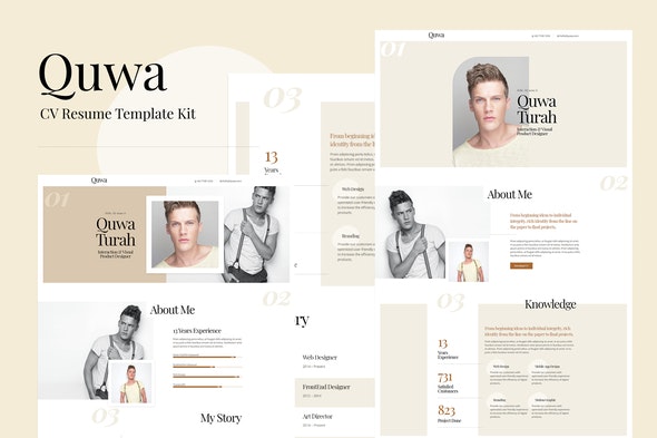Quwa – CV Resume Template Kit