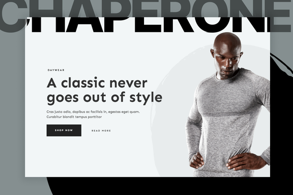 Chaperone – Men’s Fashion WooCommerce Template Kit