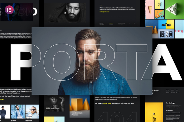 Porta - Creative Portfolio Elementor Template Kit
