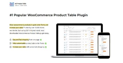 WooCommerce Product Table PRO