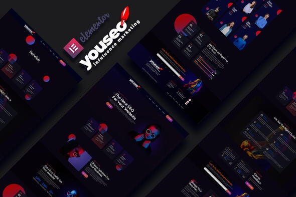 Youseo – SEO & Digital Creative Agency Elementor Template Kit