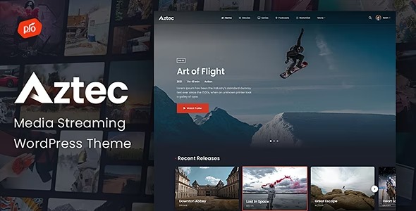 Aztec 4.2 – Video Streaming & Membership Theme