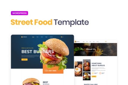 Burgos - Street Food Elementor Template Kit