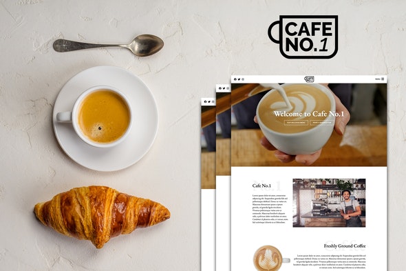 Cafe No.1 - Cafe & Restaurant Template Kit