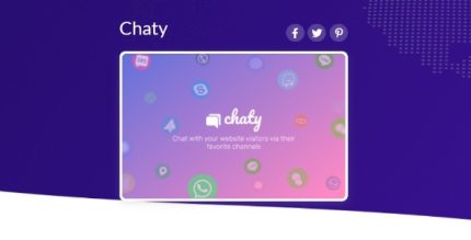 Chaty Pro - Floating Chat Widget