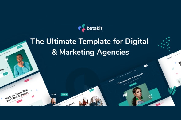 Betakit – Digital & Marketing Agency Elementor Template Kit