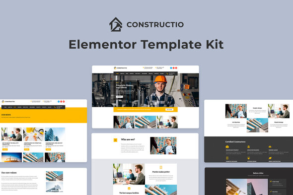 Constructio – Architecture & Construction Elementor Template Kit