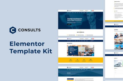 Consults - Business Elementor Template Kit