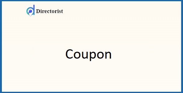 Directorist Coupon 2.4