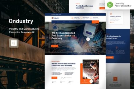 Ondustry - Industry & Manufacturing Elementor Template Kit