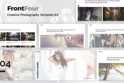 FrontFour - Creative Photography Template Kit