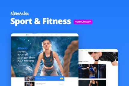 Finess - Fitness Elementor Template Kit