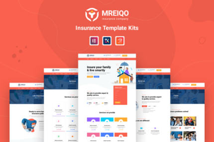 Mreiqo - Insurance Elementor Template Kits