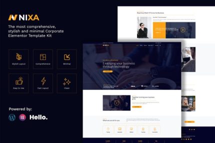 Nixa - Business & Services Elementor Template Kit
