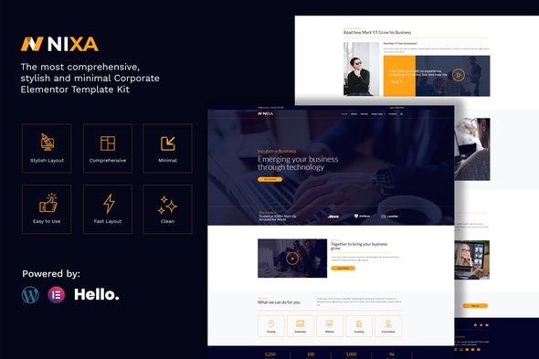 Nixa – Business & Services Elementor Template Kit