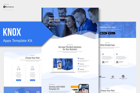 Knox – Technology & Apps Template Kit
