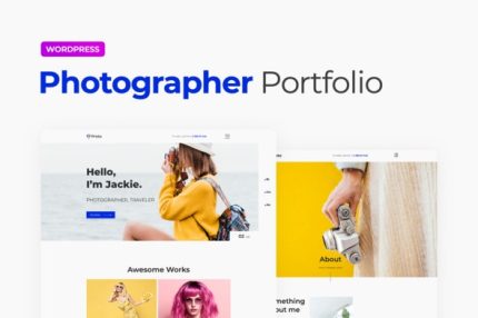 Proto - Photographer Portfolio Template Kit