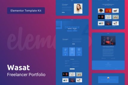 Wasat - Creative Portfolio Elementor Template Kit
