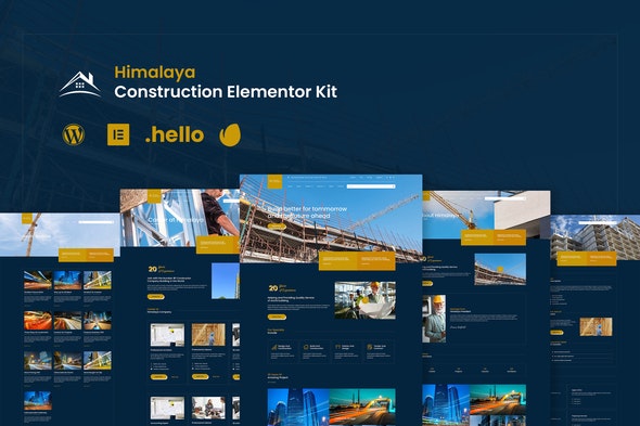 Himalaya – Construction Elementor Template Kit