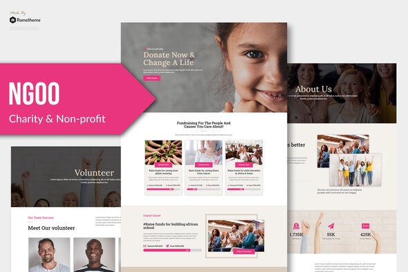 NGOO – Non-profit Charity Template Kit